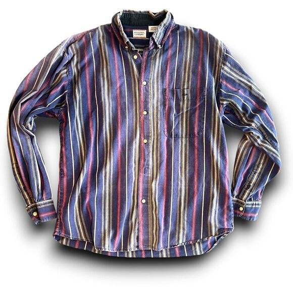 Vintage Bugle Boy Mens L Button Down Grandpacore Heritage‎ Cabincore Classic - Picture 1 of 6